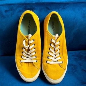 Yellow SeaVees lace ups